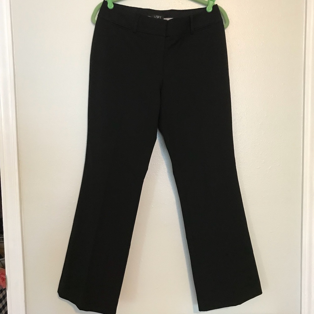 LOFT Black 6P Julie Trouser